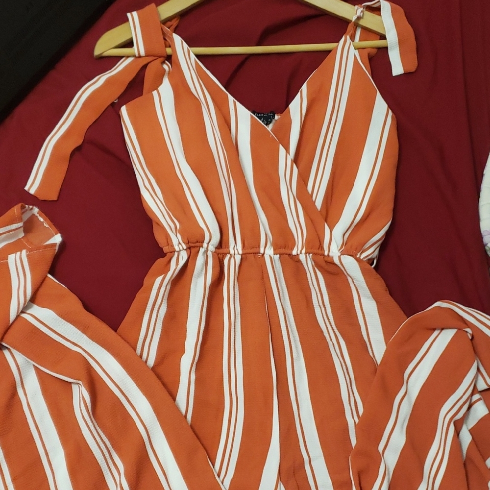 Rue21 Vibrant Striped Jumpsuit